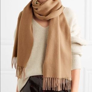 Acne Studios fringed wool scarf